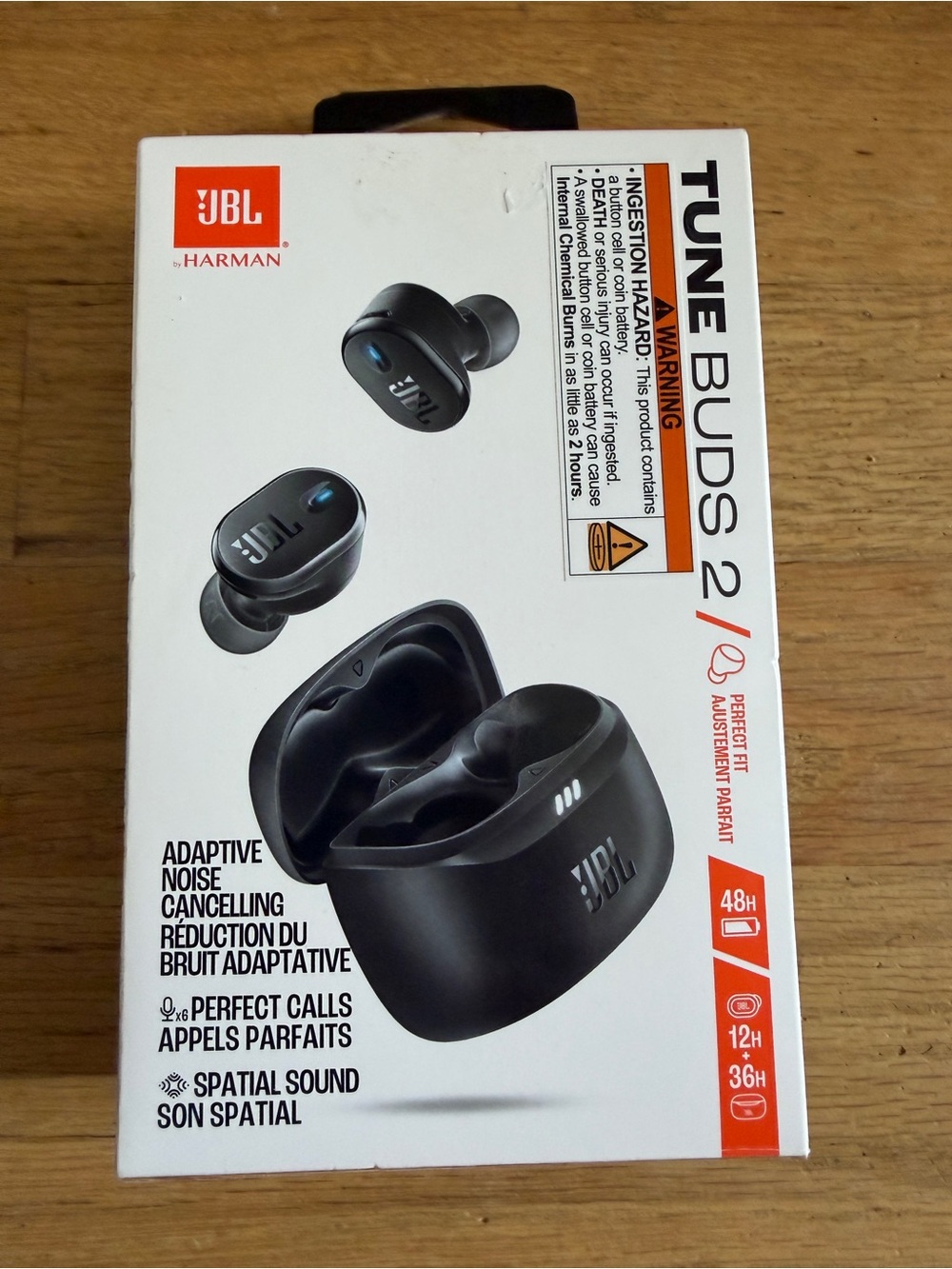 New JBL Tune Buds 2 True Wireless Noise Cancelling Earbuds 2025 Black Bluetooth